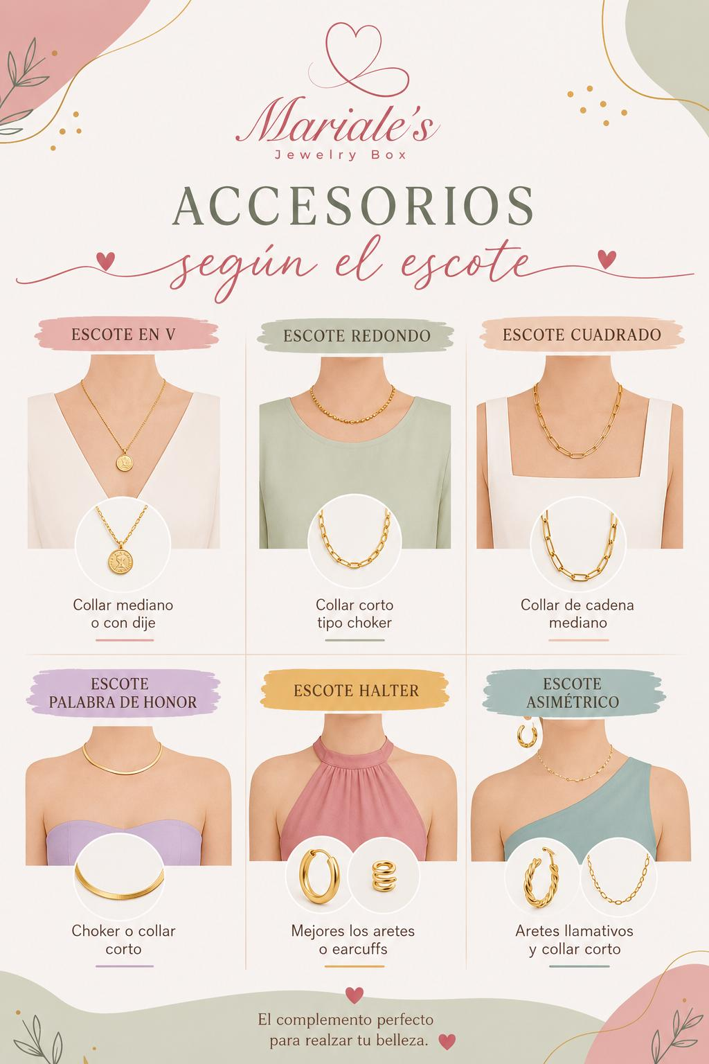Qué Collar Usar Con Cada Escote