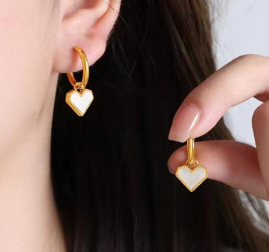 Hearts earrings