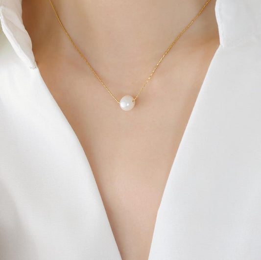 Single Pearl Necklace