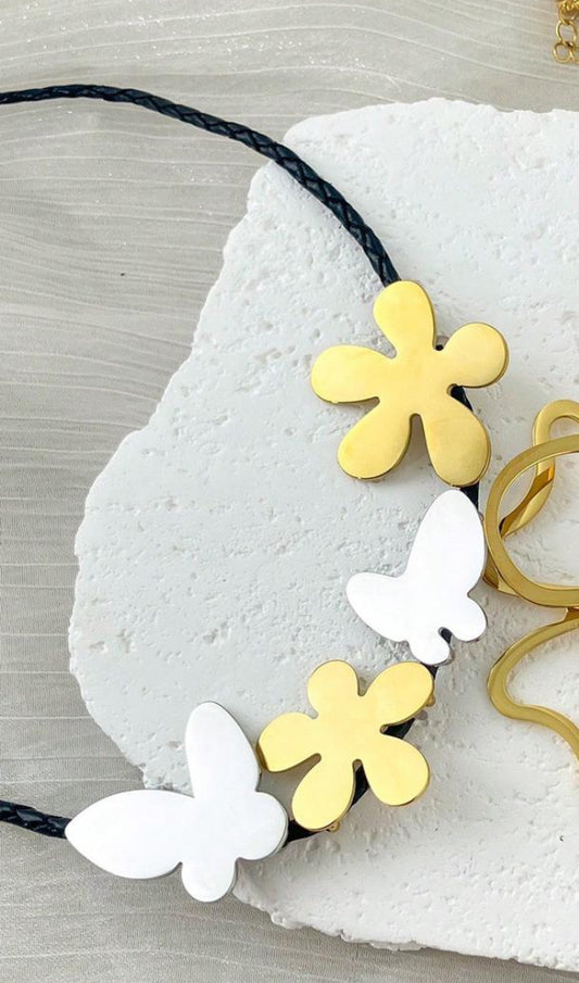 Flower / Butterfly Necklace