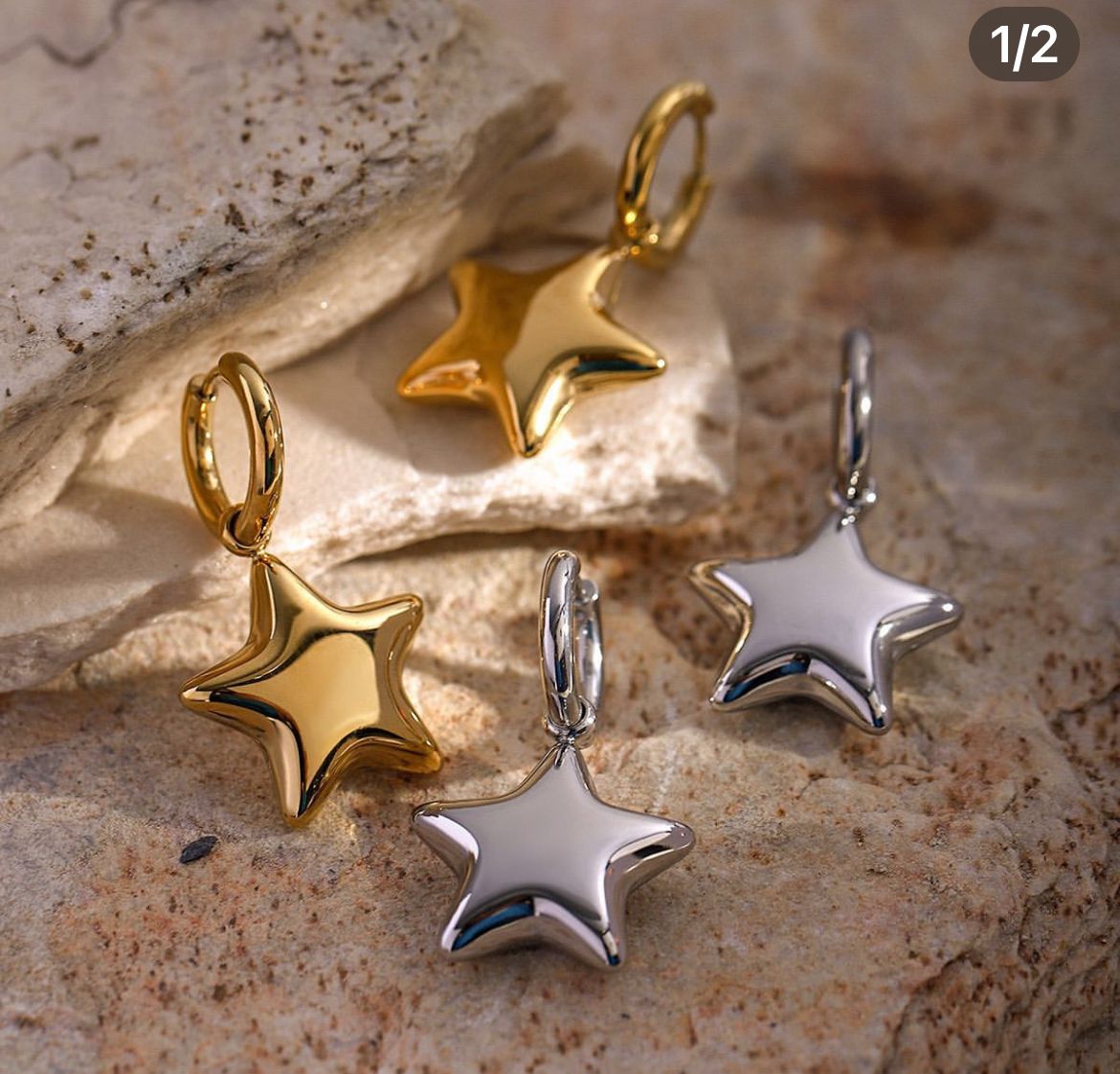 Maxi Star Earrings