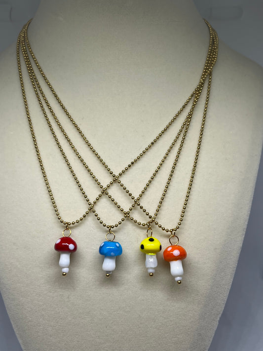 Magic Mushroom Necklace